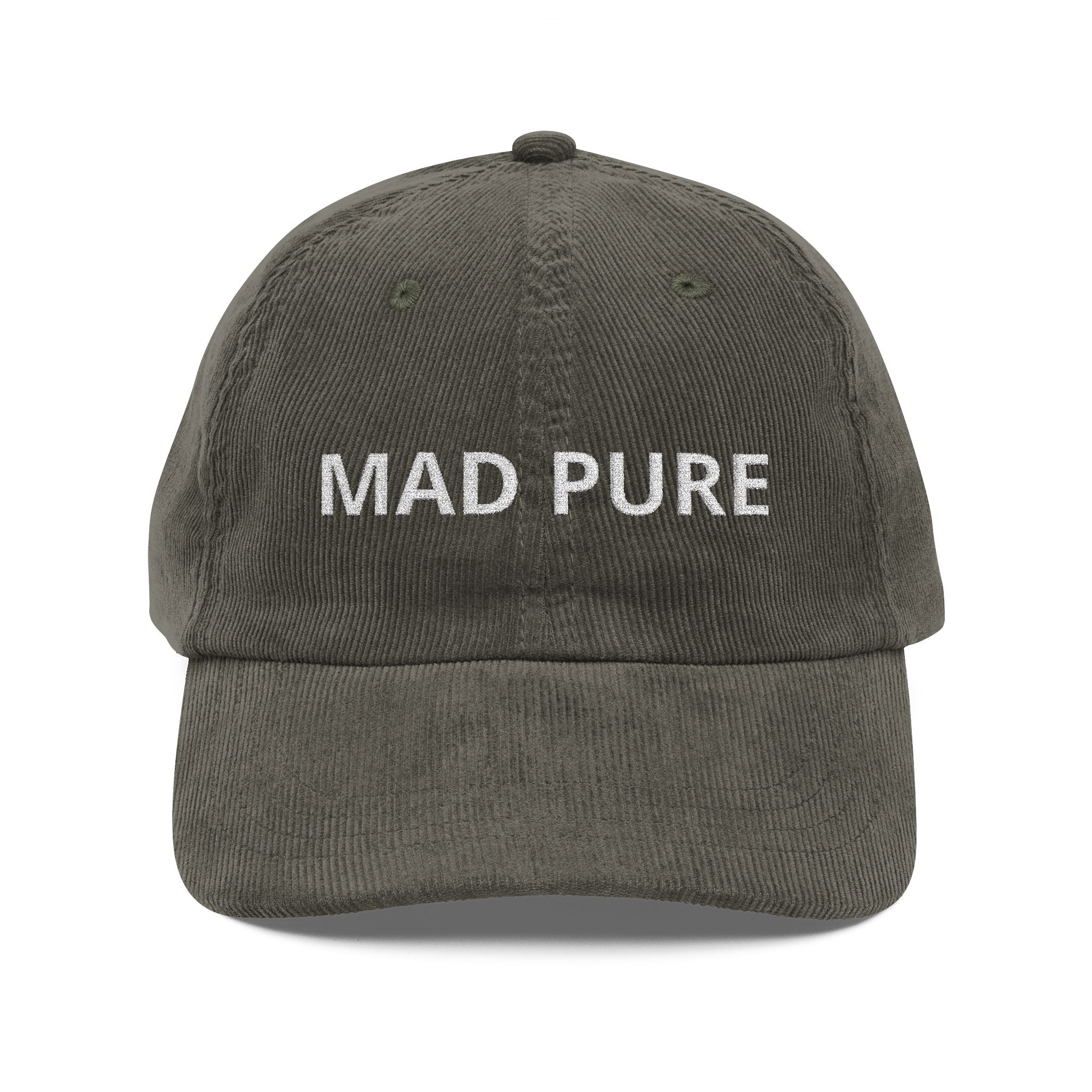 Mad Pure Embroidered Corduroy Cap