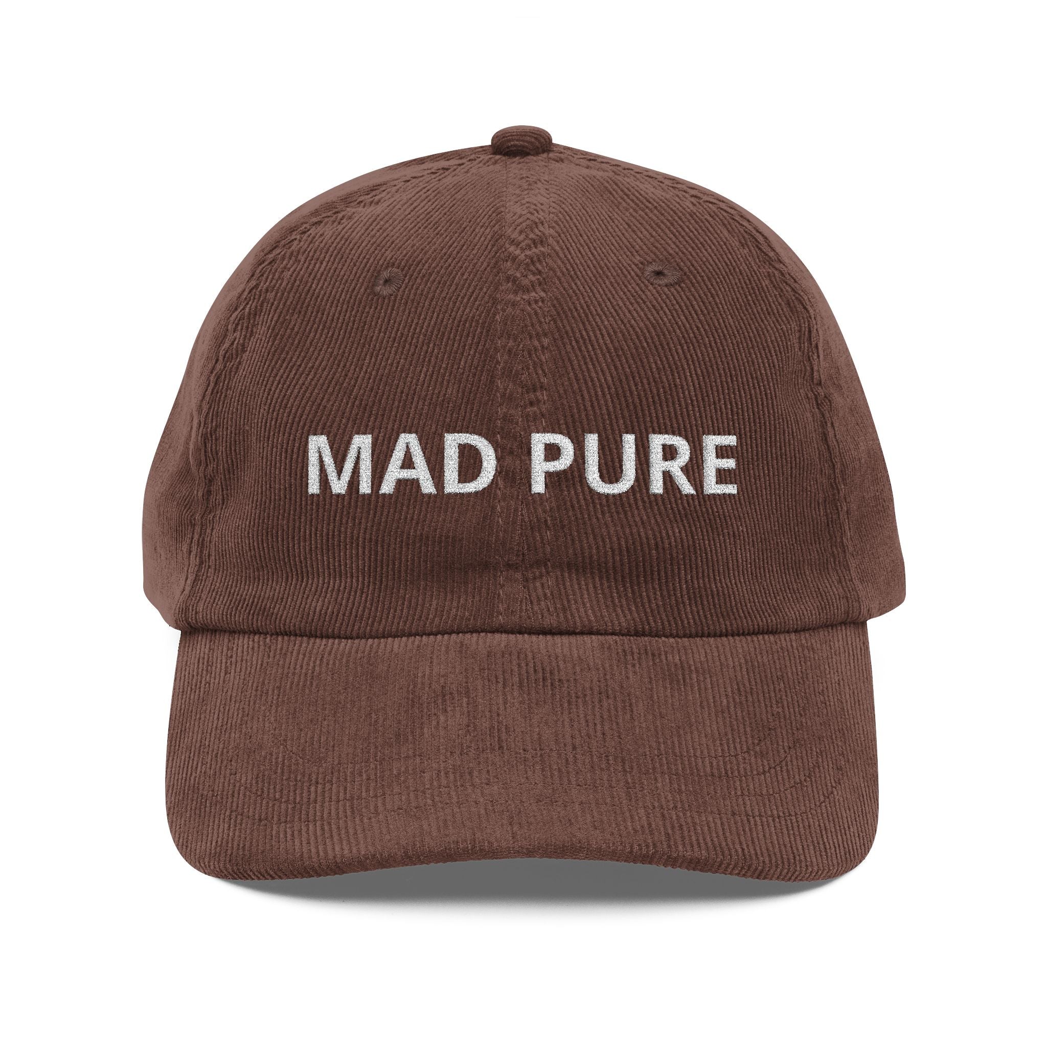Mad Pure Embroidered Corduroy Cap